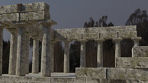 Ancient Ruined Temple Of Worship