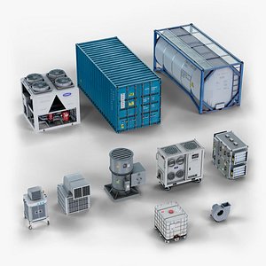 Industrial Props Collection GameReady LODs