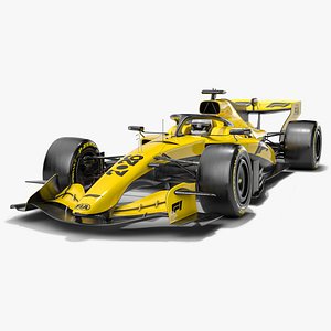3D Common Formula 1 2026 F1 Race Car Mockup