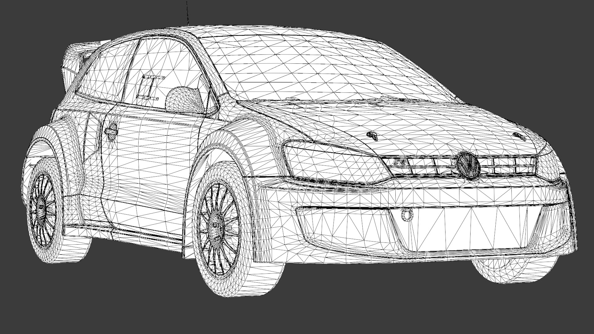 3D Volkswagen Polo R WRX 3D Model Rallycross Race Car - TurboSquid 2407238