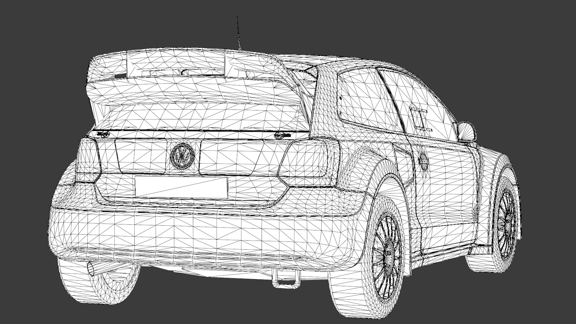 3D Volkswagen Polo R WRX 3D Model Rallycross Race Car - TurboSquid 2407238