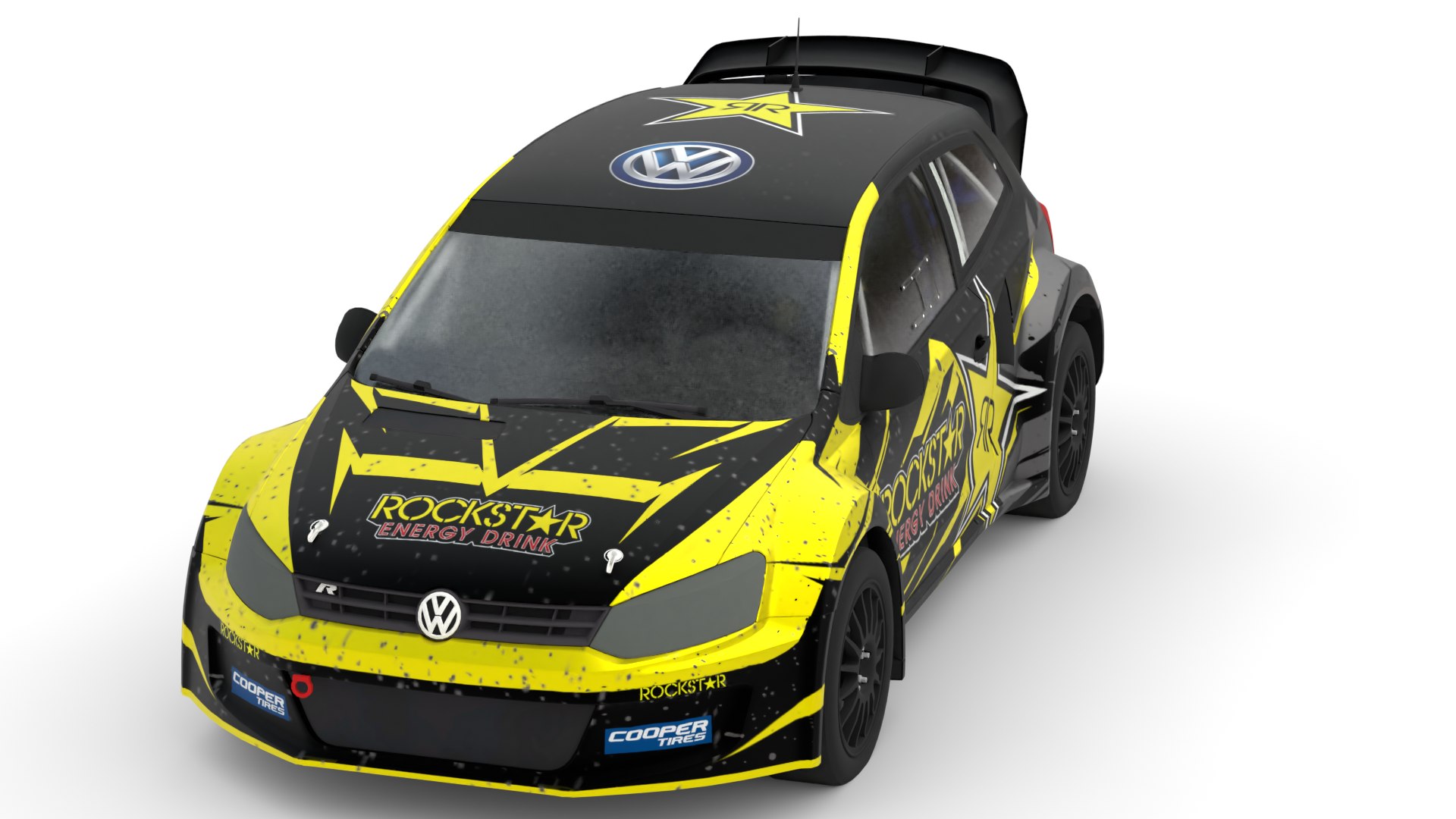 3D Volkswagen Polo R WRX 3D Model Rallycross Race Car - TurboSquid 2407238