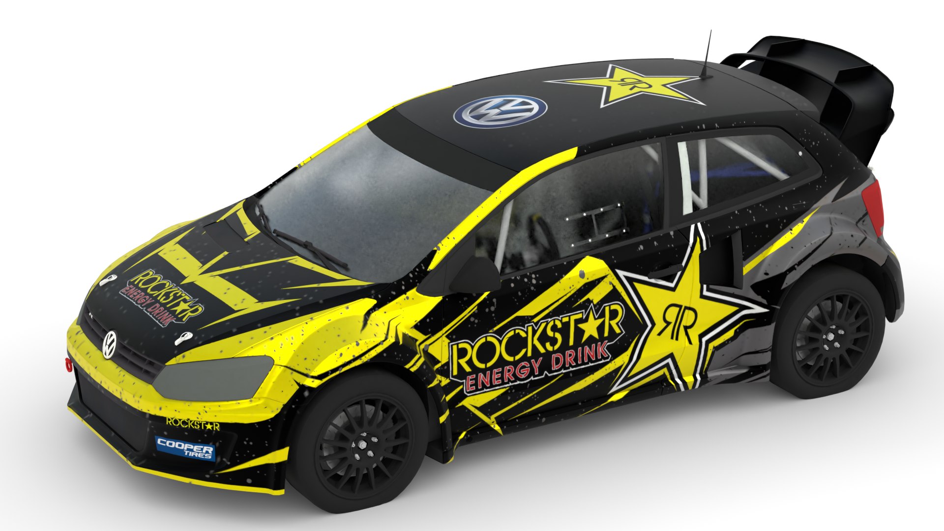 3D Volkswagen Polo R WRX 3D Model Rallycross Race Car - TurboSquid 2407238
