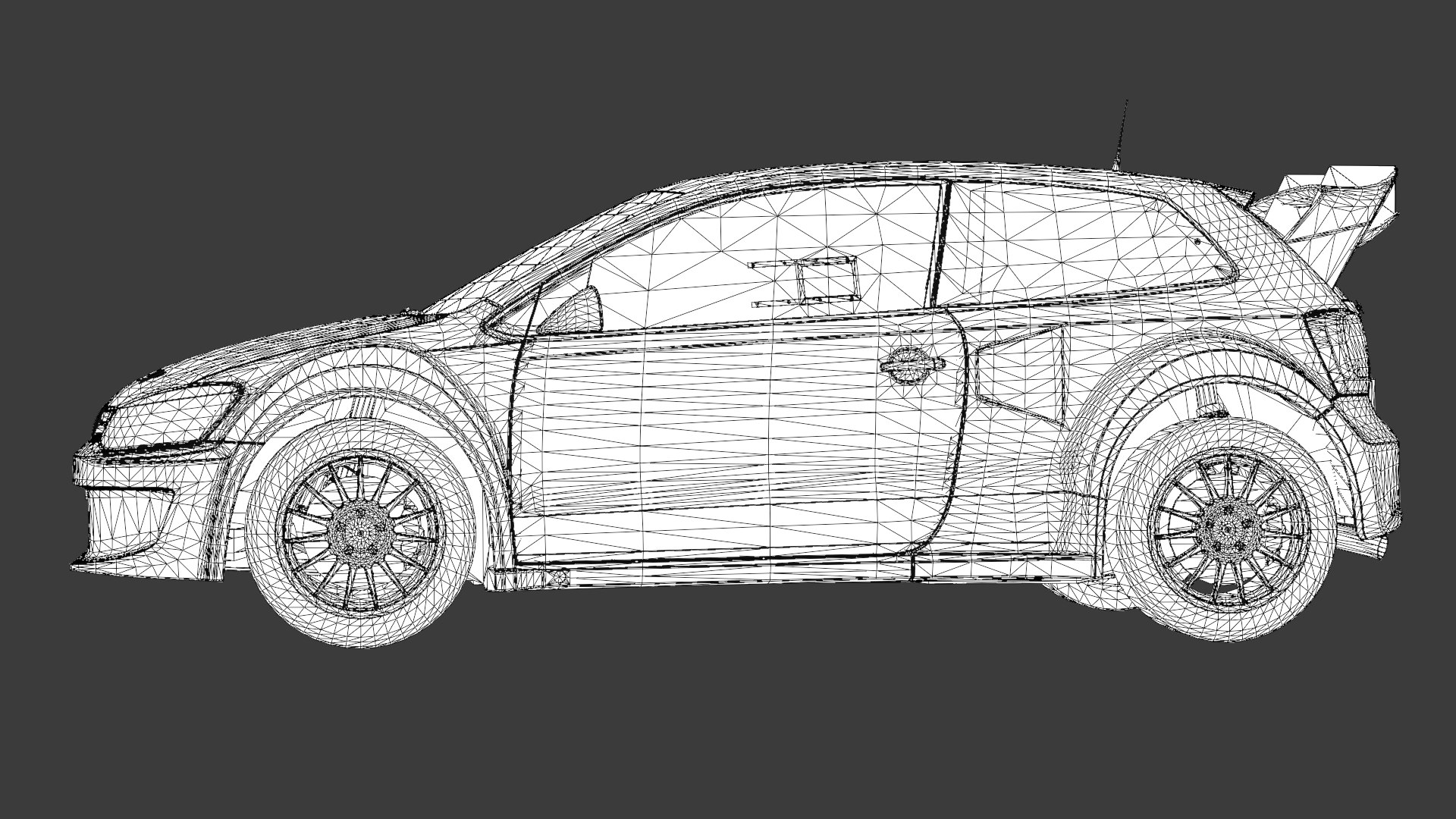 3D Volkswagen Polo R WRX 3D Model Rallycross Race Car - TurboSquid 2407238