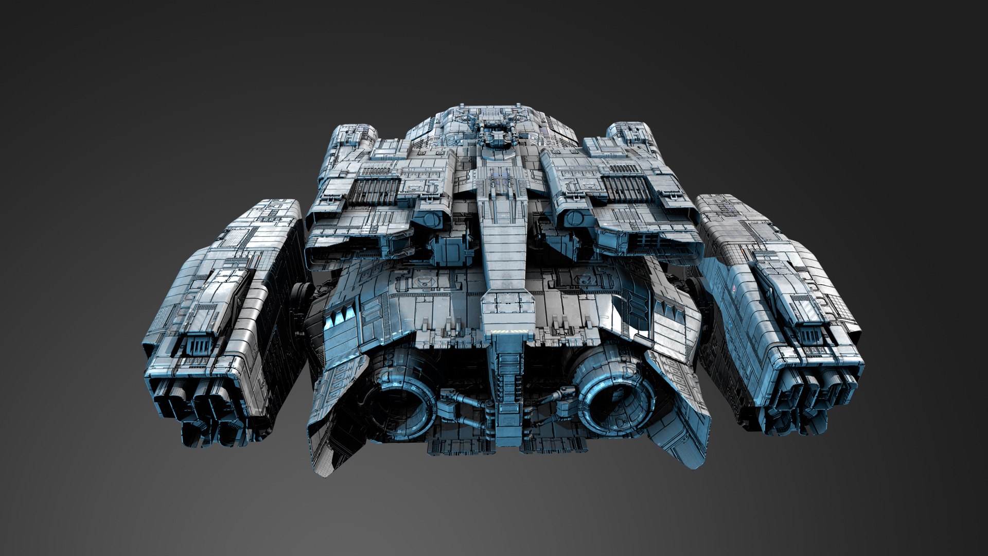 ATLAS Starship Model - TurboSquid 1996210