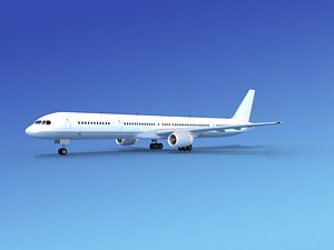 3d model airline boeing 757 757-300