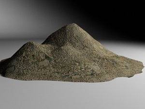 3d model pile dirt