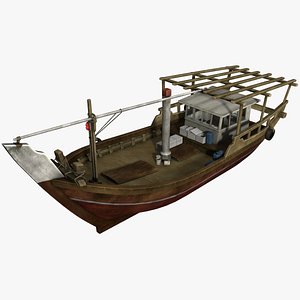 3D fishing dhow