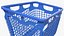 shopping baskets trolley 4 3D model