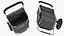 shopping baskets trolley 4 3D model