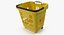 shopping baskets trolley 4 3D model