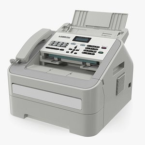 3D laser fax machine generic model