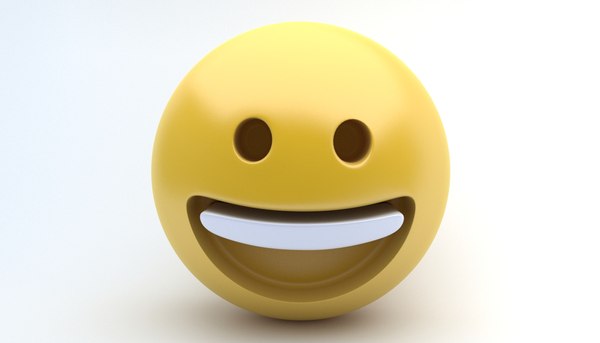 3d emoji happy