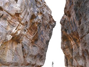 3D petra canyon ultra hd