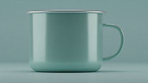 Enamel mug 3D