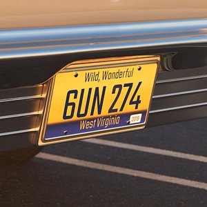 West Virginia License Car Plate 2019