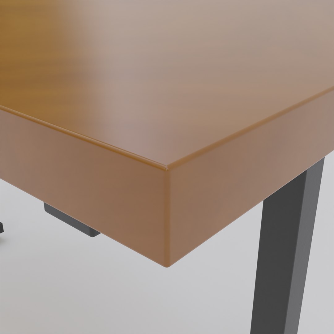Wooden Table V3 3D - TurboSquid 2204790