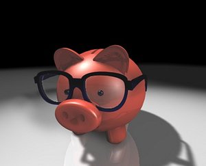 3d model piggy bank