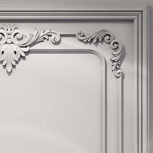 Wall molding 21  Boiserie classic panels