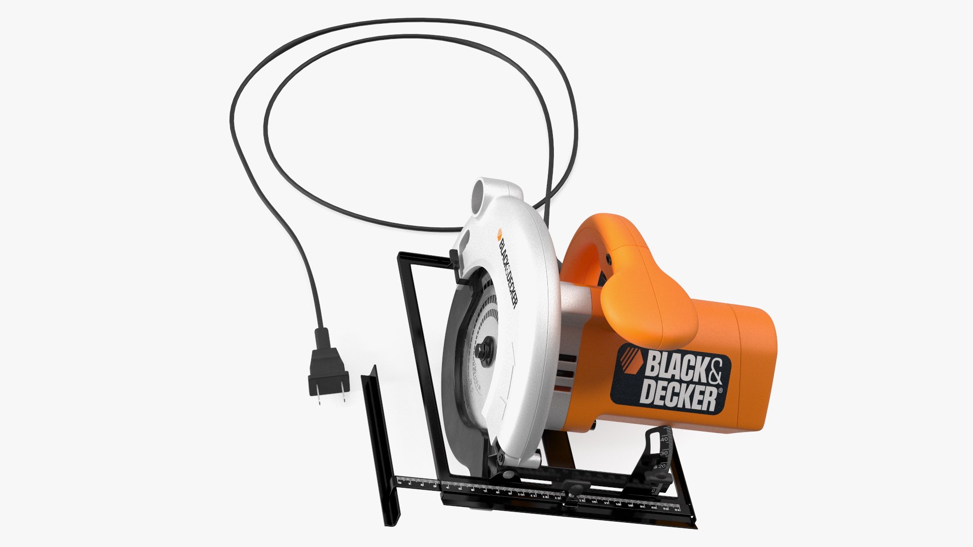 Black And Decker Circular Saw 3D Model - TurboSquid 2143555