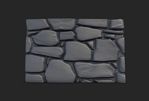 3D model Rock Wall 22