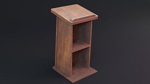 3D Speaker Chair  Game Ready  Low Poly PBR 3D Model