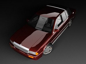 chrysler lebaron landau sedan 3d max