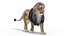 lion fur rigging animation 3d 3ds
