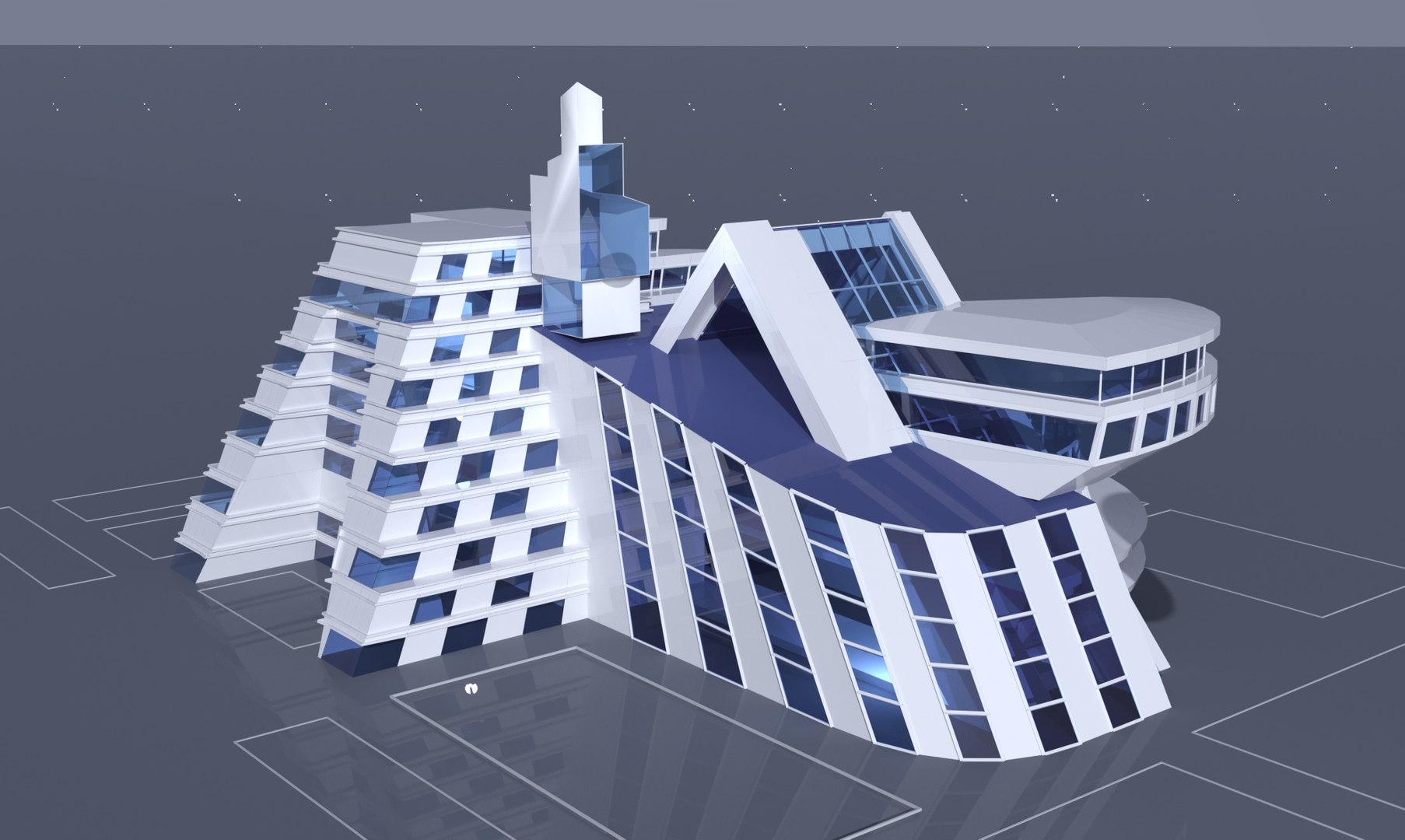 BUSINESS CENTER 3D Model - TurboSquid 2260409