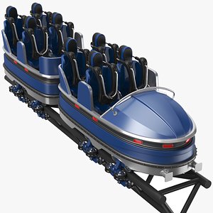 Roller Coaster Train Wagon model