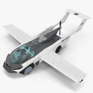 3D AirCar Rigged