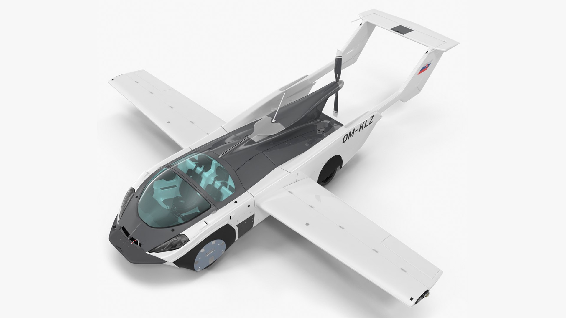 AirCar Rigged(1) 3D model preview