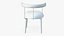 3D Dining Chair Gold Luxury