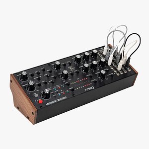 Moog Labyrinth Parallel Generative Analog Synthesizer with Blender file 3D model