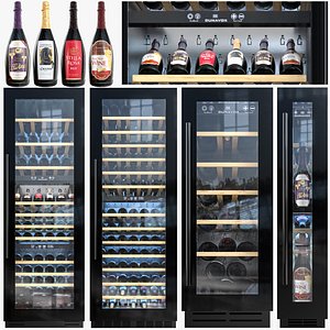 dunavox wine cooler-corona 3D