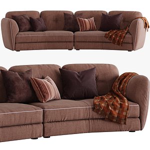 3D model Sofa Michael by Cattelan Italia