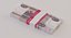 Bundle bancario di 500 rubli russe banconote con originale Bank Ribbon