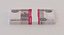 Bundle bancario di 500 rubli russe banconote con originale Bank Ribbon
