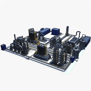 3D model Industrial Area 33