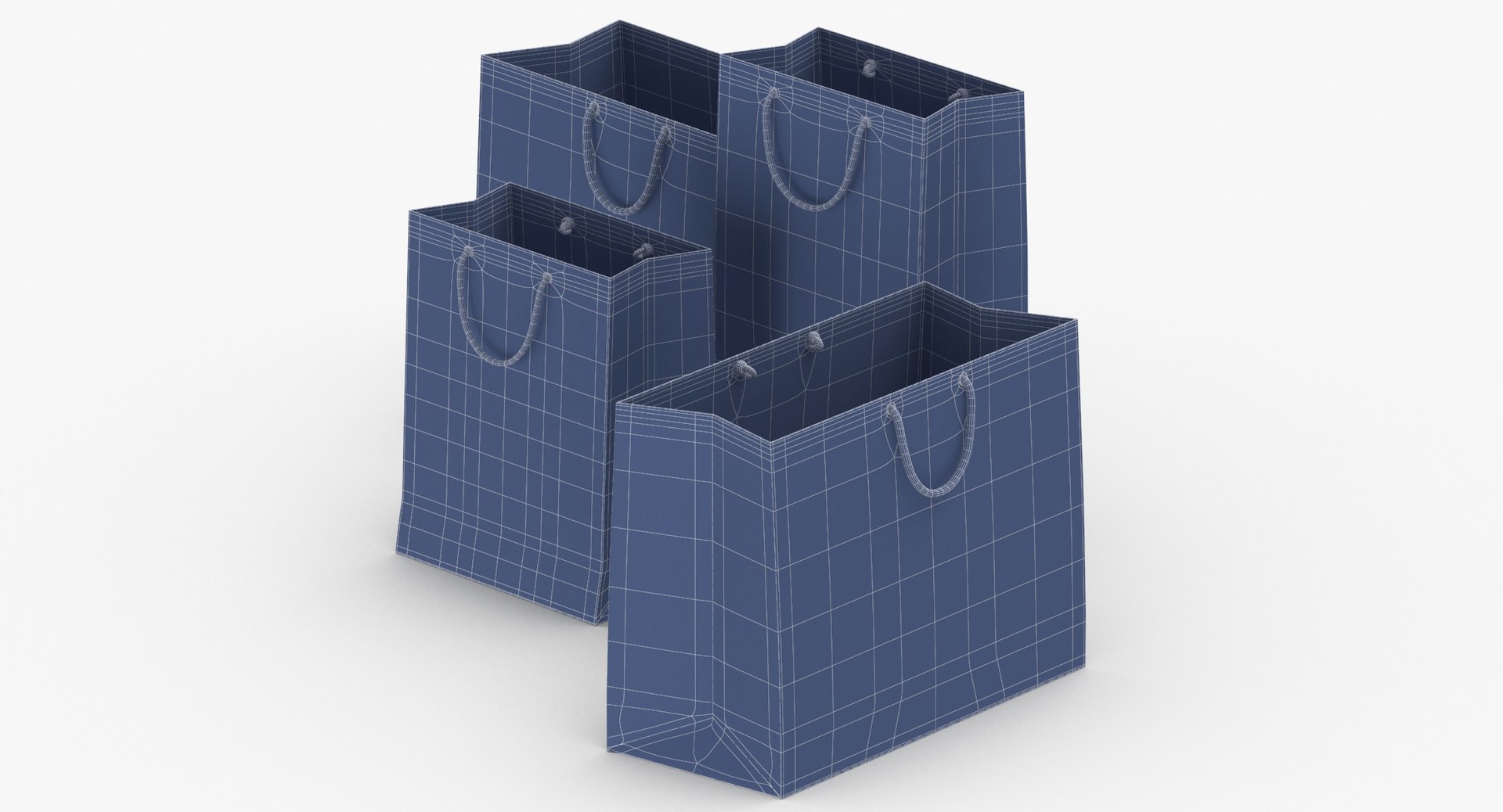 3D paper bags sets - model https://p.turbosquid.com/ts-thumb/Md/saXEPf/WBNMdFcx/paperbagsset02_wireframe_0002/jpg/1592479435/1920x1080/fit_q87/3d0f2a9714701277876d1029430a7702afaa110c/paperbagsset02_wireframe_0002.jpg