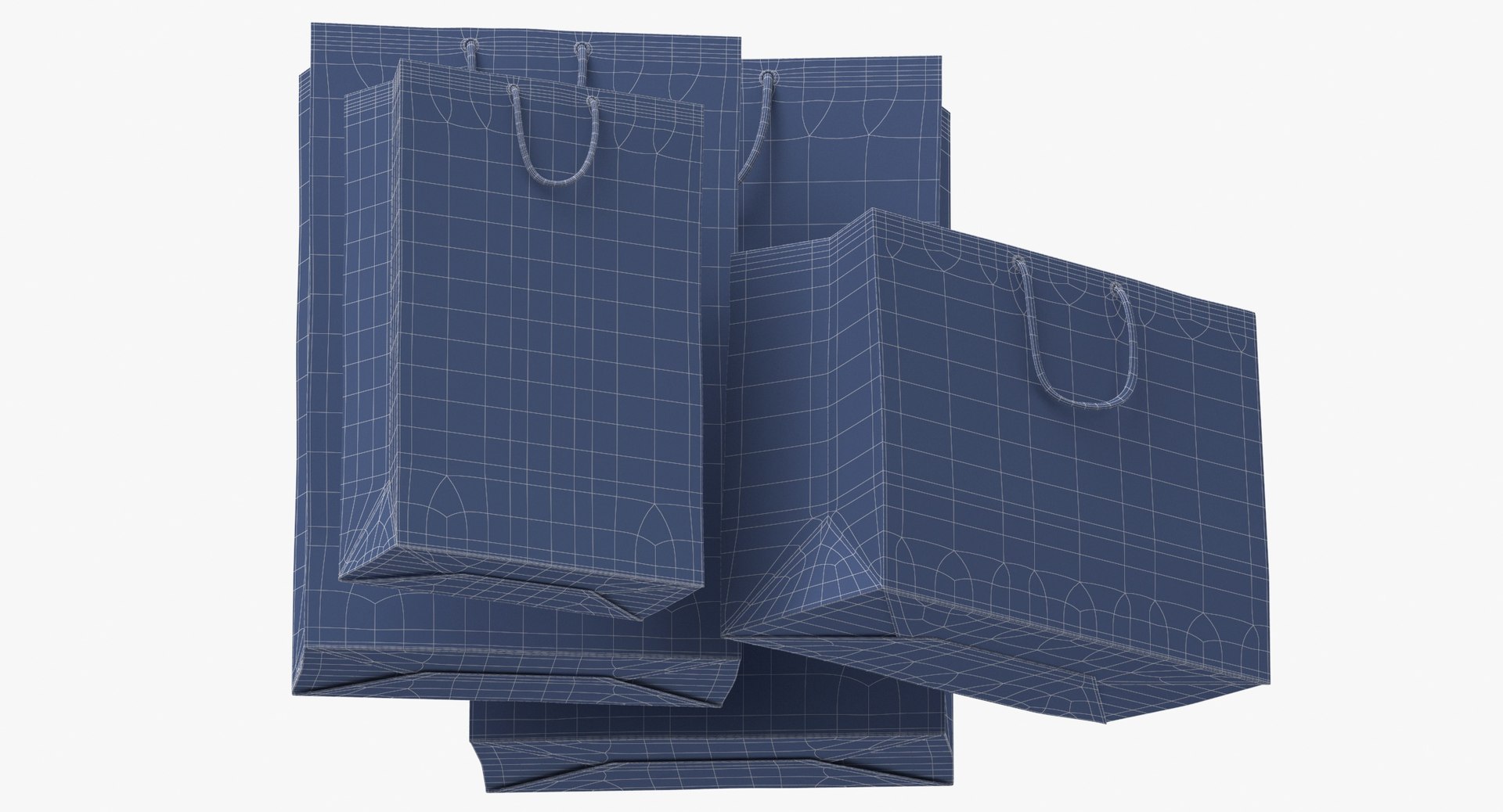 3D paper bags sets - model https://p.turbosquid.com/ts-thumb/Md/saXEPf/WxWSJs76/paperbagsset01_wireframe_0008/jpg/1592479506/1920x1080/fit_q87/4740dda1b06efa8b63c0e23bc3d78da2c6b69027/paperbagsset01_wireframe_0008.jpg