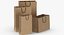 Paper Bags Sets - Brown and White