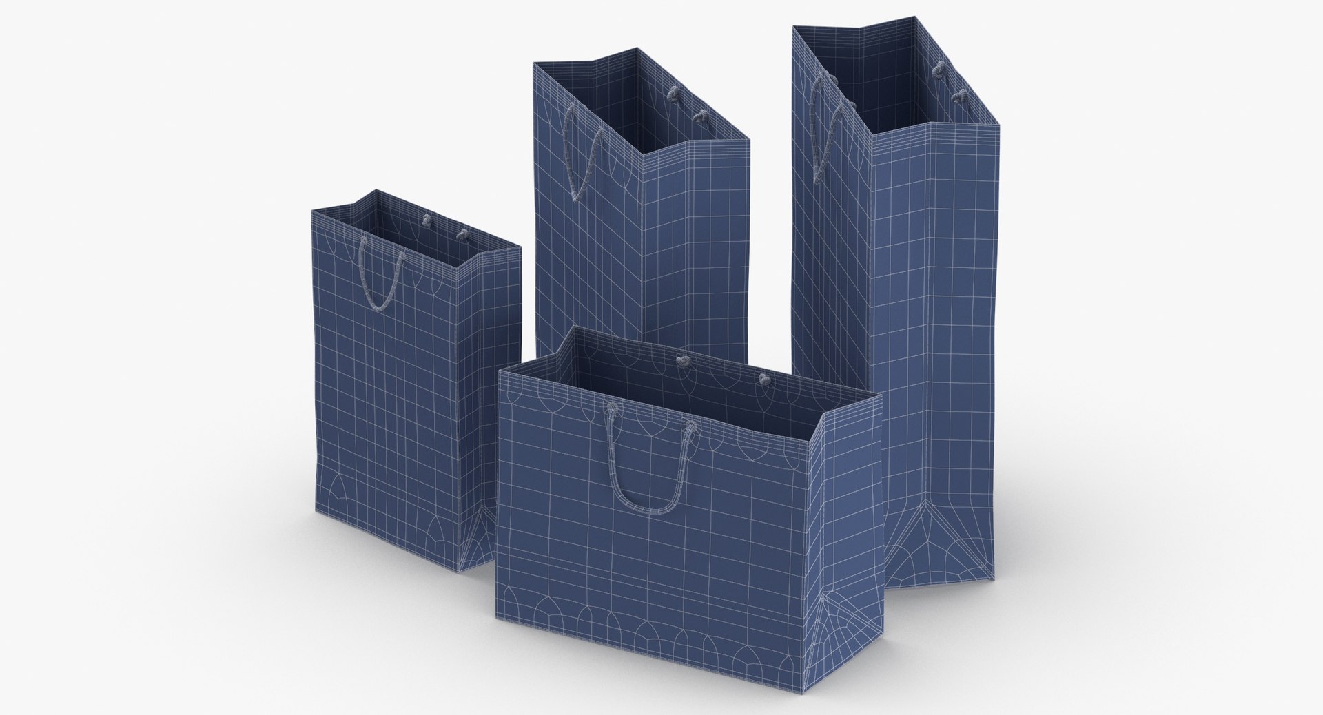 3D paper bags sets - model https://p.turbosquid.com/ts-thumb/Md/saXEPf/jFwY0Pnl/paperbagsset01_wireframe_0004/jpg/1592479506/1920x1080/fit_q87/e37610161d25f678a7633582586f293b8691ac88/paperbagsset01_wireframe_0004.jpg