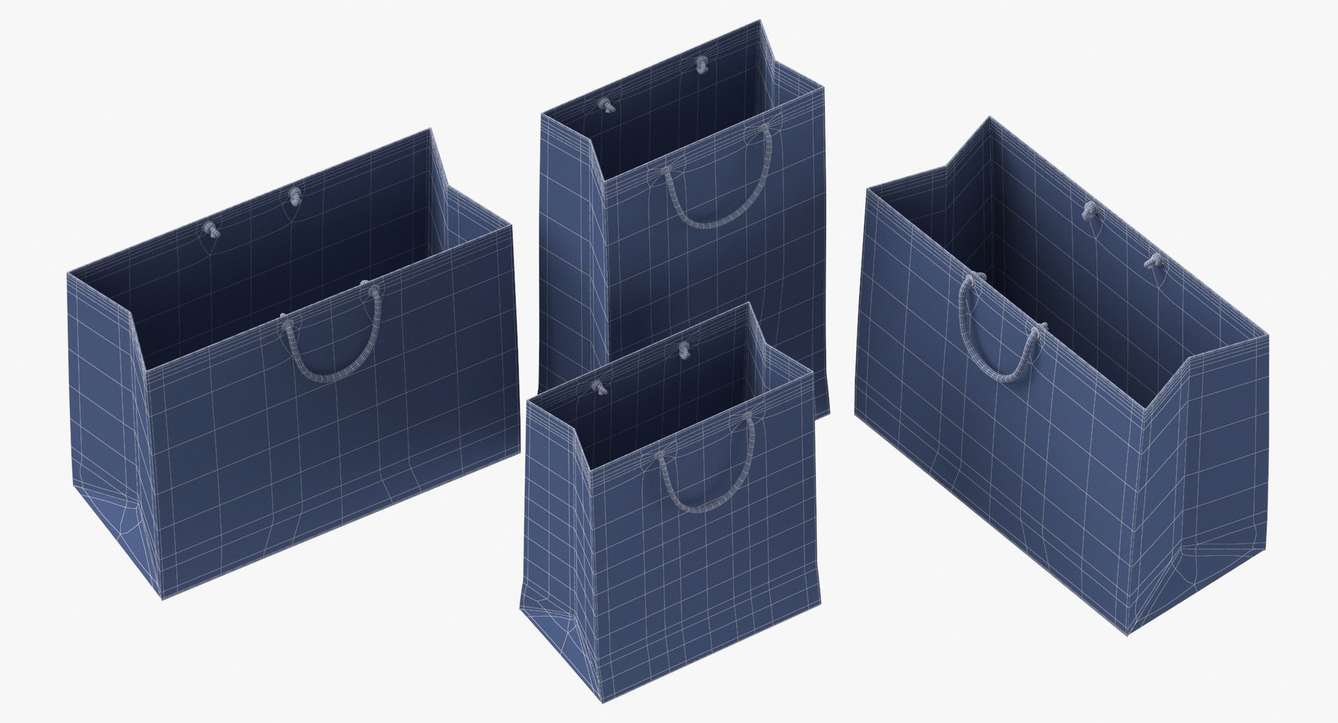 3D paper bags sets - model https://p.turbosquid.com/ts-thumb/Md/saXEPf/js4qrpgg/paperbagsset02_wireframe_0008/jpg/1592479436/1920x1080/fit_q87/b474f6053023d45170a47cdebb02ffffea0f3f9c/paperbagsset02_wireframe_0008.jpg