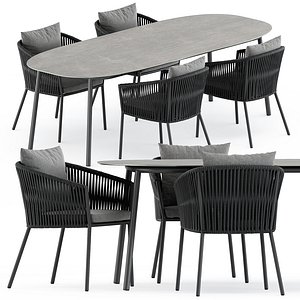 Porto Dining Chair and Tosca table