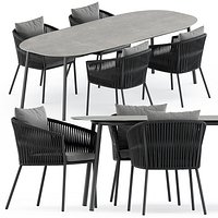 Porto Dining Chair and Tosca table