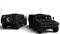 Am General Hmmwv Rigged Military Humvee 3D Model High Detail Game  Render Ready