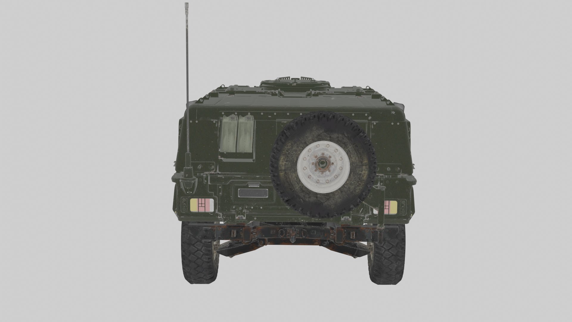 3D Am General Hmmwv Rigged Military Humvee 3D Model High Detail Game ...