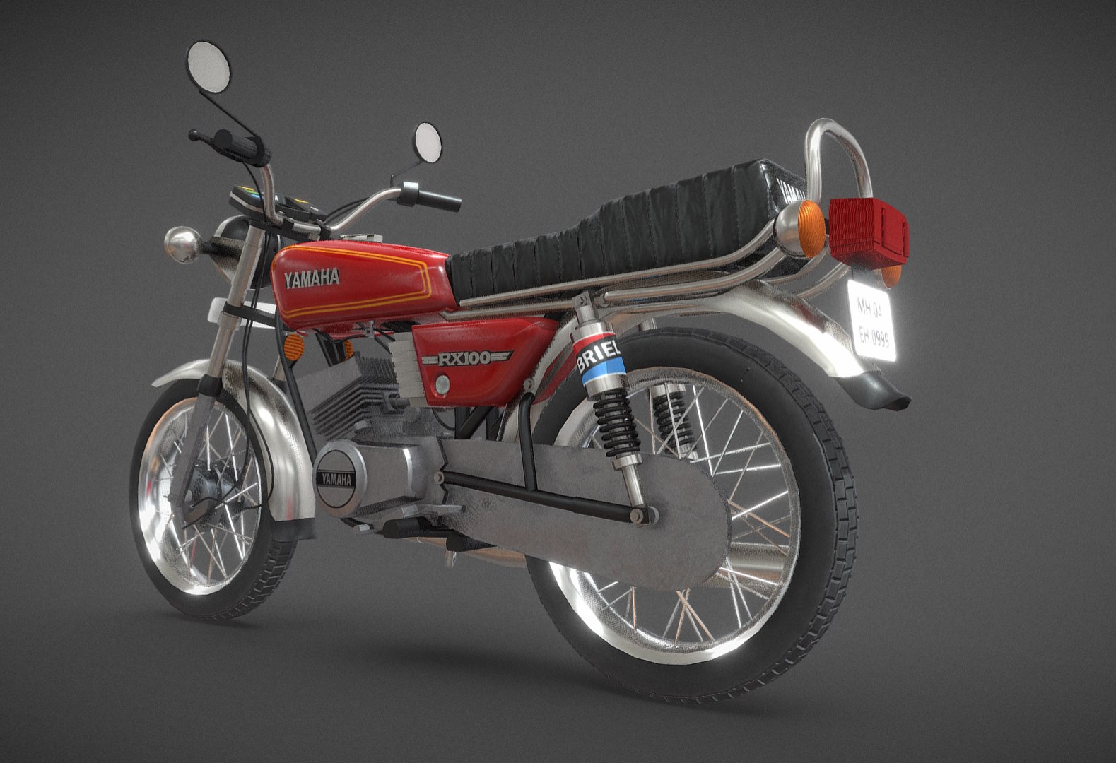 Yamaha RX100 3D Model - TurboSquid 2334543