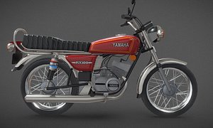 Yamaha RX100 3D model